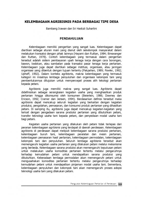 picture Pertanian Pdf 37475 | 739 Id Kelembagaan Agribisnis Pada Berbagai Tipe Desa