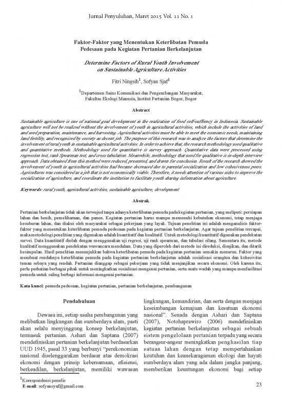 picture_Pdf Komunikasi 37476 | 8504 Id Determine Factors Of Rural Youth Involvement On Sustainable Agriculture Activiti