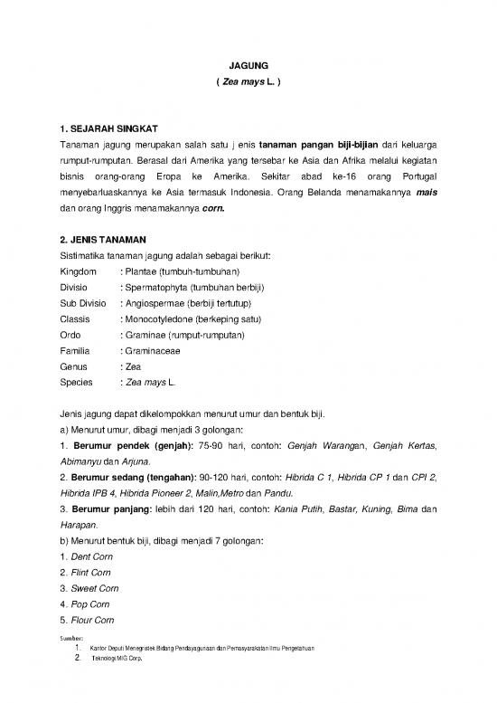picture Jagung Pdf 37544 | Budidaya Jagung