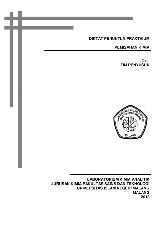 picture_Kimia Anorganik Pdf 38193 | Buku Petunjuk Praktikum Pemisahan 2018