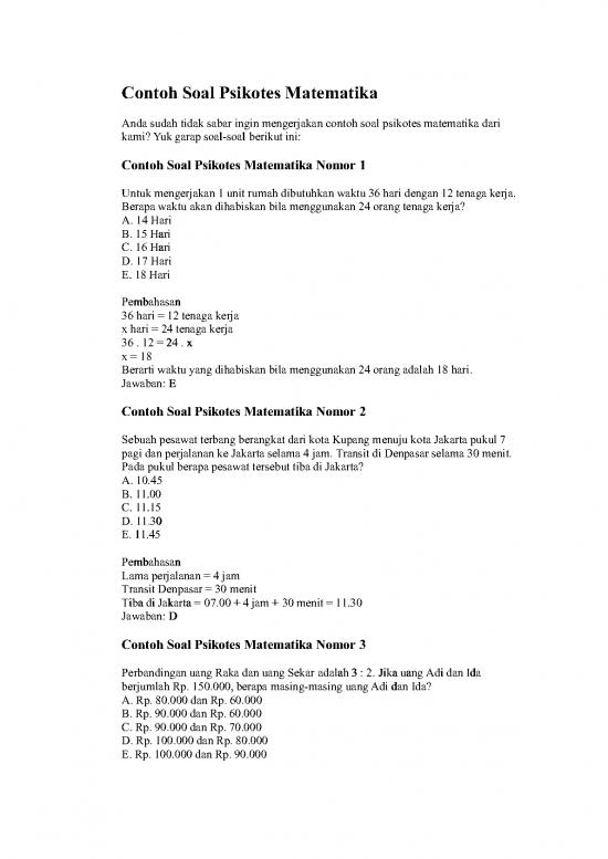 picture1_Contoh Soal Psikotes Matematika Dan Jawabannya Pdf