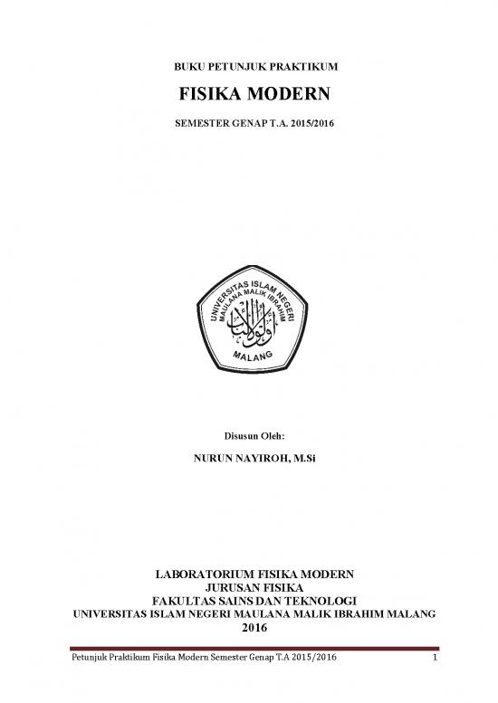 picture Fisika Modern Pdf 38414 | Fismod 2015 2016 Genap