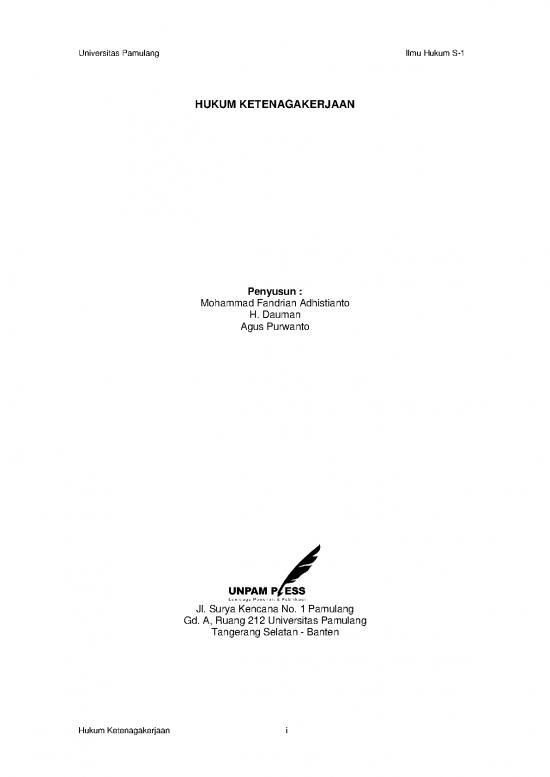 picture_Hukum Pdf 37685 | Huk0422 Hukum Ketenagakerjaan
