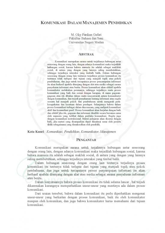 picture Komunikasi Pdf 36482 | Komunikasi Dalam Manajemen Pendidikan
