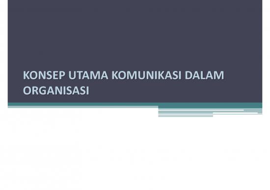 picture_Komunikasi Pdf 36433 | Konsep Utama Komunikasi Organisasi