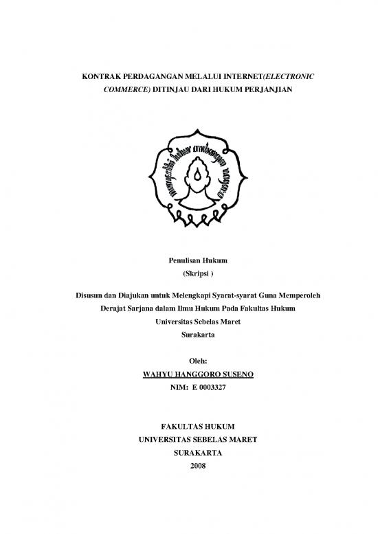 picture_Hukum Pdf 37740 | Kontrak Perdagangan Melalui Internet Electronic Commerce Ditinjau Dari Hukum Perjanjian
