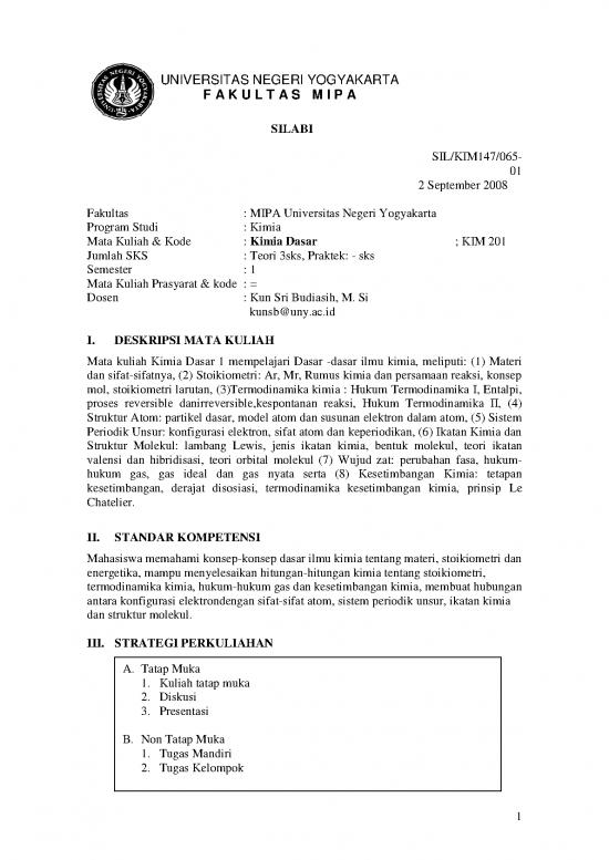 picture1_Hukum Pdf 38336 | Kun Silabi Kimia Dasar