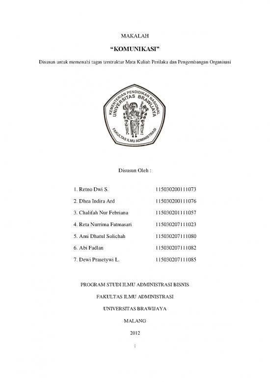 picture Makalah Organisasi Pdf 36459 | Makalah Komunikasi