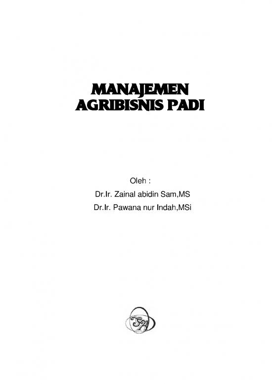 picture Manajemen Agribisnis Pdf 36562 | Man Agr Padi Zas