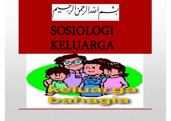 picture Sosiologi Pdf 37378 | Materi Sos Keluarga 1 9 Pert