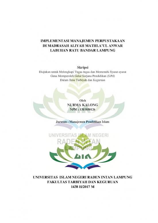 picture1_Manajemen Perpustakaan Pdf 36707 | Nurma Kalong