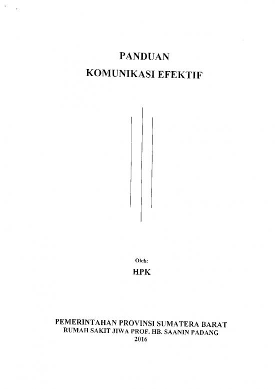 picture Komunikasi Pdf 36421 | Panduan Komunikasi Efektif