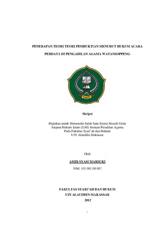 picture Hukum Pdf 37839 | Penerapan Teori Teori Pembuktian Menurut Hukum Acara Perdata Di Pengadilan Agama Watansoppeng