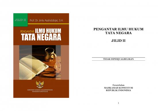 picture Hukum Pdf 37794 | Pengantar Ilmu Hukum Tata Negara Jilid2