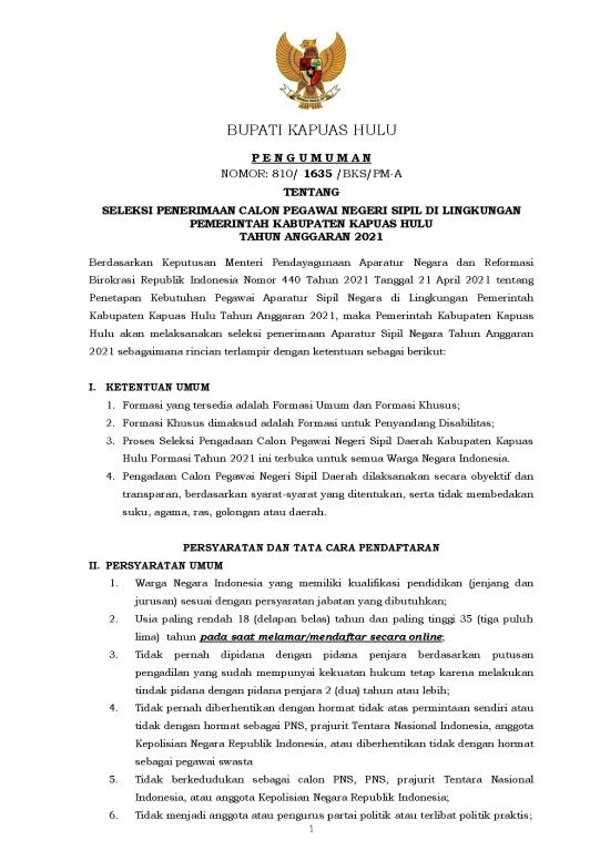 picture_Pengumuman Penerimaan Cpns Formasi Tahun 2021 Pdf