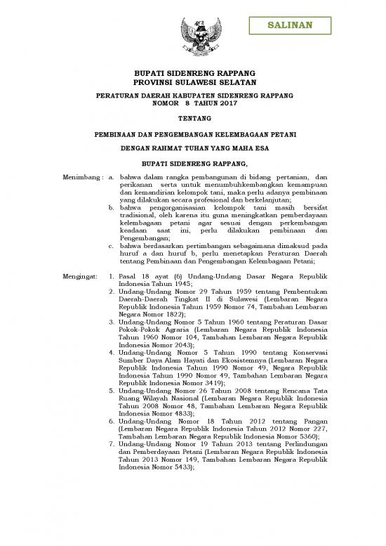 picture Pertanian Pdf 37484 | Perda N 8 Ttg Kelembagaan Petani