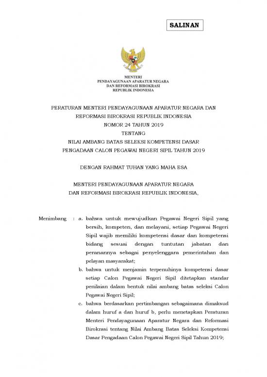 picture Undang Undang Asn Terbaru Pdf 36874 | Permenpan24 2019
