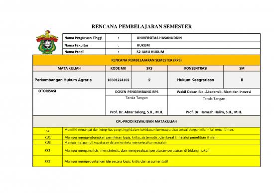 picture Hukum Pdf 37754 | Rps Ha Perkembangan Hukum Agraria