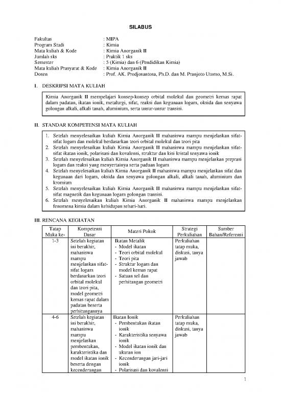 picture_Kimia Anorganik Pdf 38338 | Silabus Kimia Anorganik2