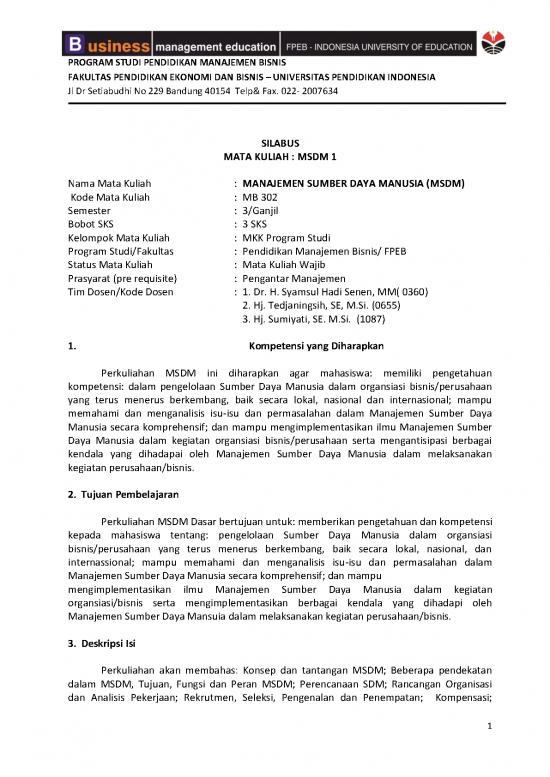 picture Pengantar Manajemen Bisnis Pdf 36797 | Silabus Msdm@manajemen Bisnis Upi