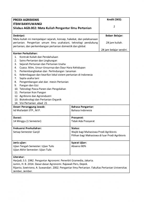 picture_Pertanian Pdf 37384 | Silabus Pengantar Ilmu Pertanian