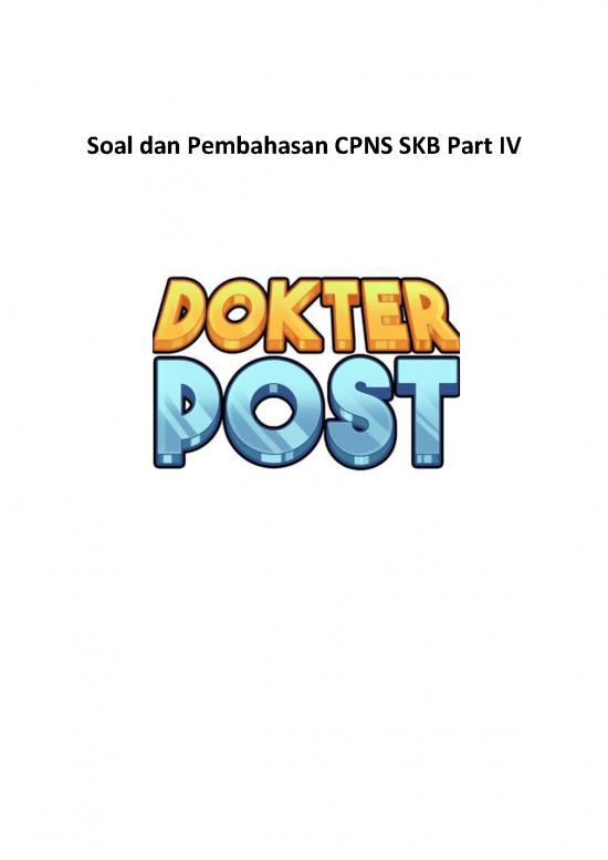 picture Kumpulan Soal Cpns Dan Jawabannya Pdf 37037 | Soal Dan Pembahasan Cpns Skb Part Iv