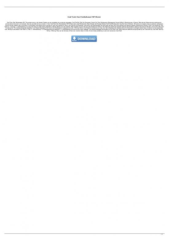 picture_Soal Toeic Dan Pembahasan Pdf 37172 | Soal Toeic Dan Pembahasan Pdf Viewer