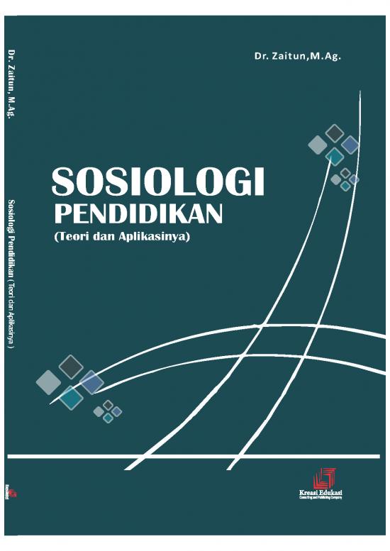 picture1_Sosiologi Pdf 37328 | Sosiologi Pendidikan (teori Dan Aplikasinya)