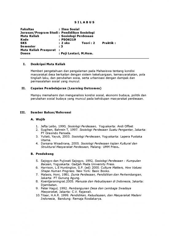 picture Sosiologi Pdf 37380 | Sosiologi Perdesaan