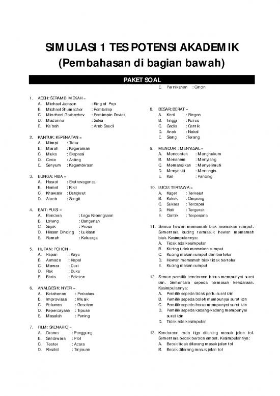 picture Soal Tpa Dan Pembahasan Pdf 36896 | Tpa1 Item Download 2022-08-12 14-27-02