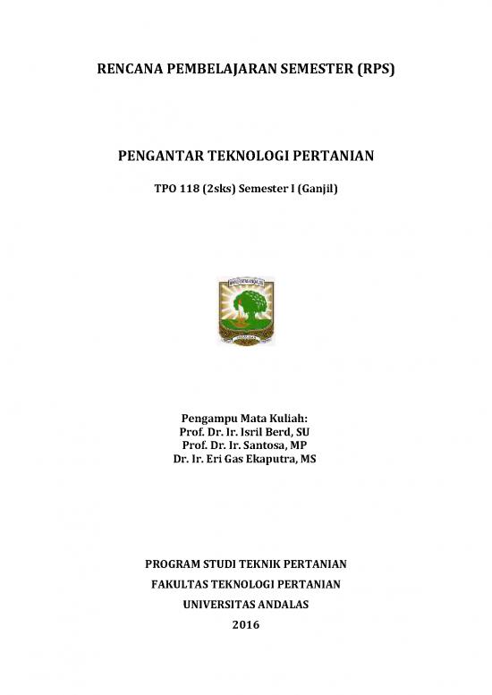 picture Pertanian Pdf 37603 | Tpo 118 Pengantar Teknologi Pertanian