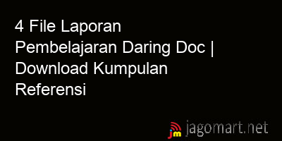 picture 4 File Laporan Pembelajaran Daring Doc | Download Kumpulan Referensi