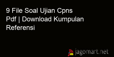 picture 9 File Soal Ujian Cpns Pdf | Download Kumpulan Referensi