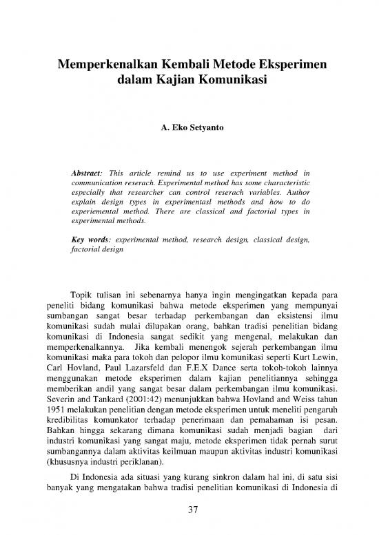 picture Contoh Metode Penelitian 40530 | 100453 Id Memperkenalkan Kembali Metode Eksperimen