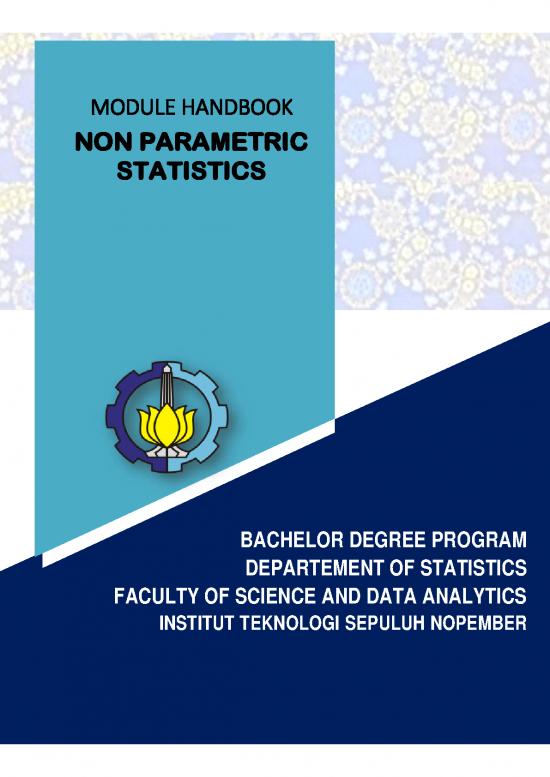 picture1_Kurikulum Pdf 40068 | 10 Modulehandbook Statistikanonparametrik