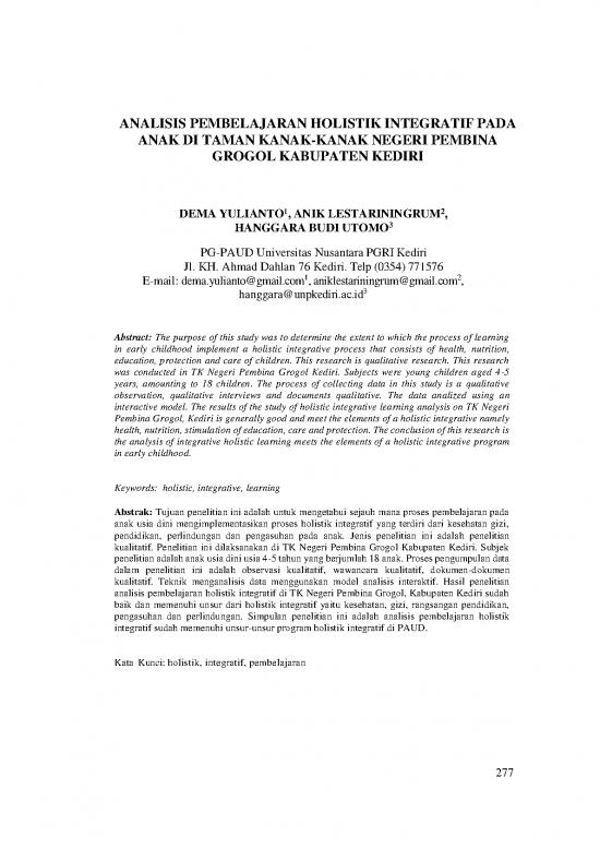 picture_Paud Holistik Integratif Pdf 39122 | 117644 Id Analisis Pembelajaran Holistik Integrati