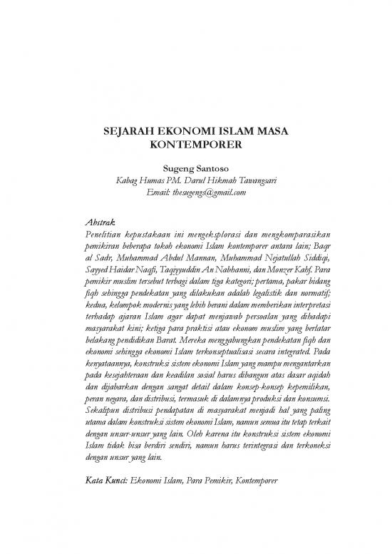 picture Ekonomi Pdf 38727 | 64366 Id Sejarah Ekonomi Islam Masa Kontemporer