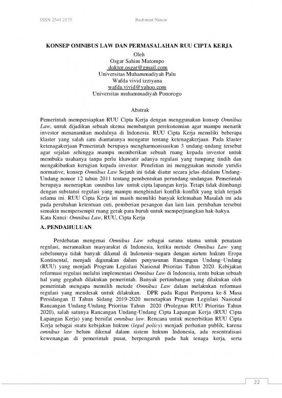 picture_Cipta Kerja Pdf 39008 | Artikel Konsep Omnibus Law