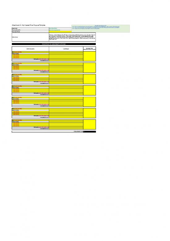 picture_Estimate Format In Excel 40183 | Attachment 4   City Created Price Proposal Template 0