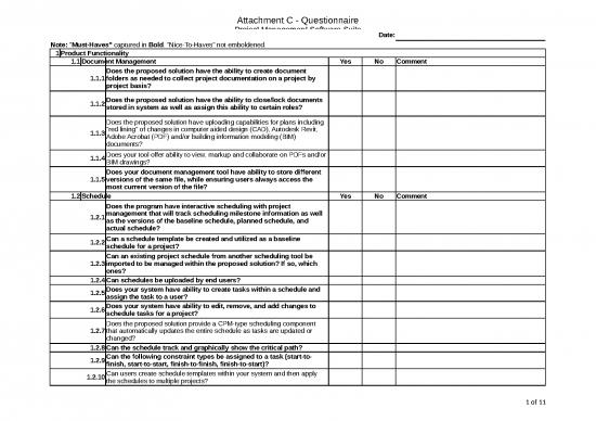 picture Project Management Spread Sheet 40231 | Csp21 502 Attachment C Questionnaire