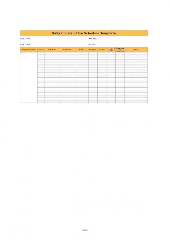 picture1_Free Excel Construction Templates 40075 | Daily Construction Schedule Template
