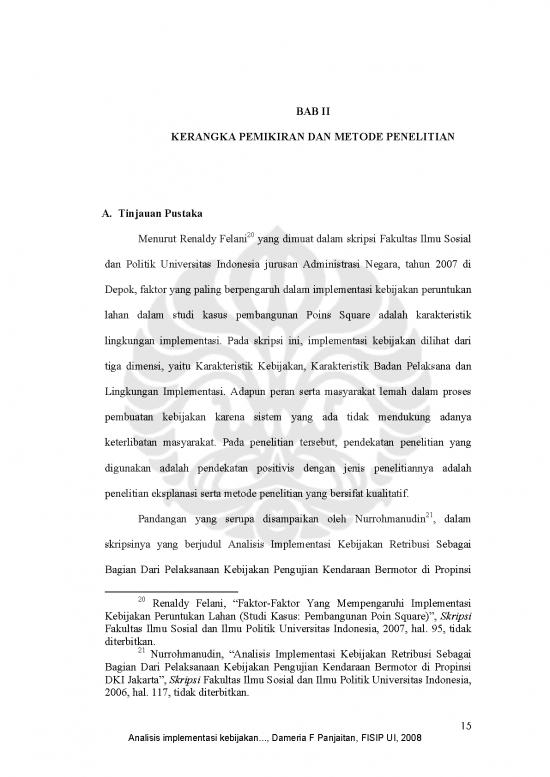 picture Ilmu Politik Pdf 40512 | Digital 123410 Sk Neg 009 2008 Pan A Analisis Implementasi Literatur Dan Metodologi