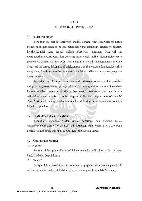 picture1_Penelitian Deskriptif 40513 | Digital 124641 S 5870 Gambaran Faktor Metodologi