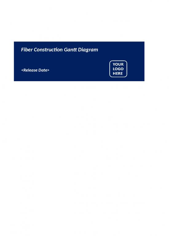 picture_Free Excel Construction Templates 40090 | Fiber Construction Gantt Diagram Template