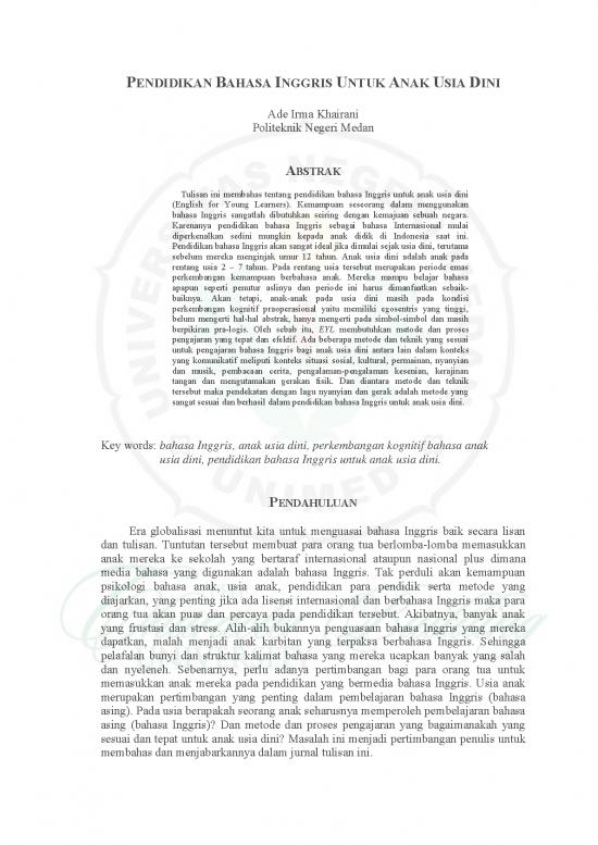 picture Bahasa Inggris Pdf 39531 | Fulltext