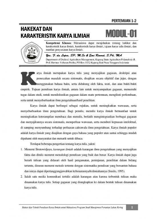 picture Tujuan Penelitian Adalah 39711 | Hakikat Dan Karakteristik Karya Ilmiah