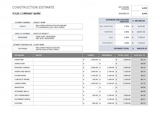 picture_Excel Construction Company 40320 | Ic Commercial Construction Estimate 10964