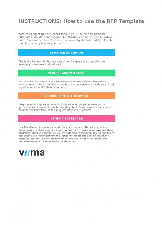 picture_Excel Sample Sheet 40093 | Innovation Management Vendor Scorecard   Rfp Template