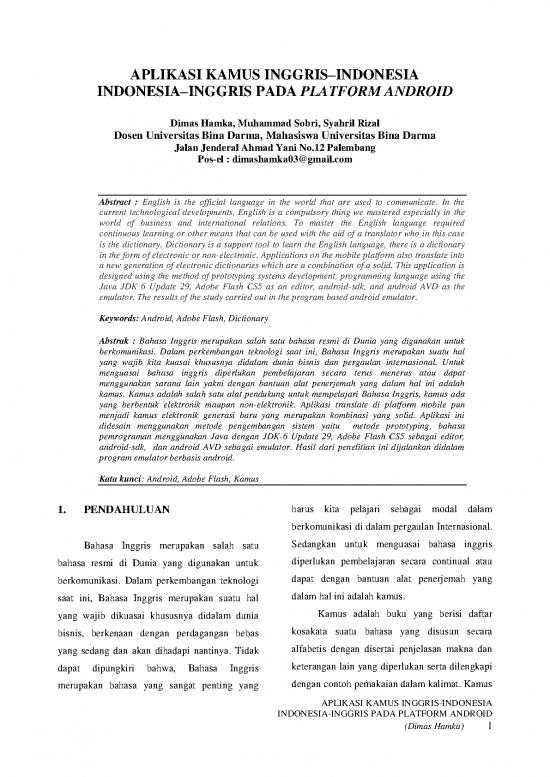 picture1_Electronic Spread Sheet 39559 | Jurnal Aplikasi Kamus Inggris&ndash;indonesia Indonesia&ndash;inggris Pada Platform Android