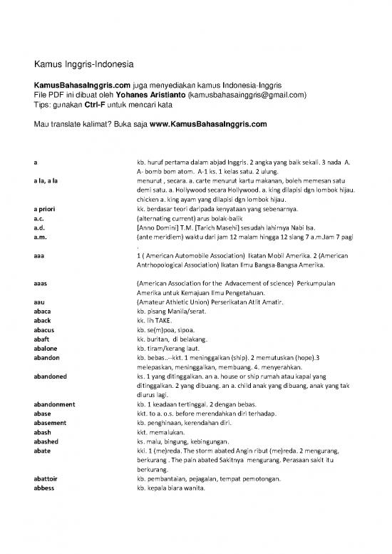 picture1_Automobile Pdf 39547 | Kamus Inggris Indonesia
